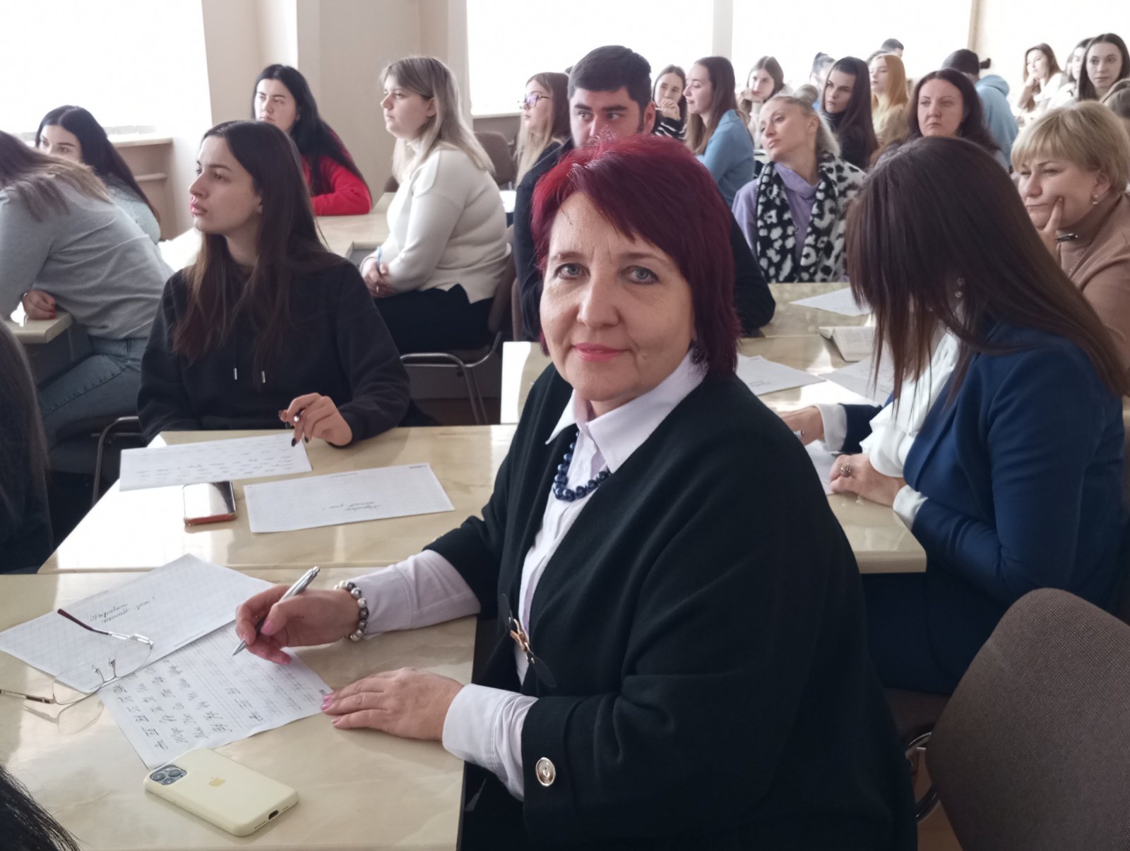 Організатор заходу - доцент кафедри української мови та славістики Бабій Ірина Михайлівна